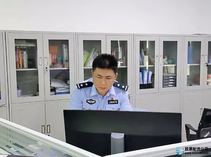 长沙市公安局反诈民警邓彪。除标注外均来源：长沙公安