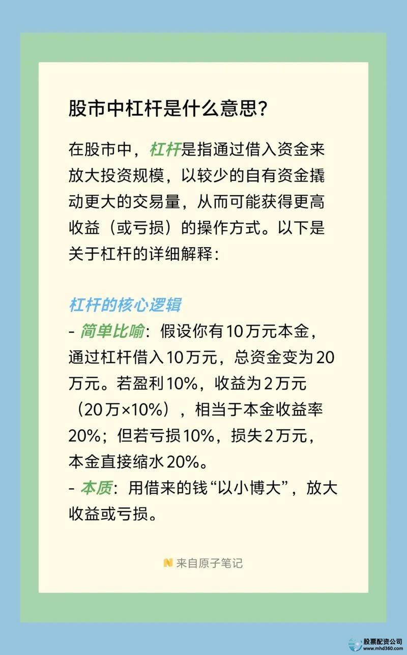杠杆炒股技巧_融资融券加杠杆_股票投资加杠杆